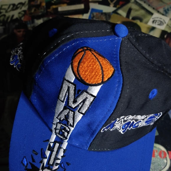 Vintage Orlando Magic 3D Hoop Snapback Cap Hat Logo 7 - Picture 2 of 7